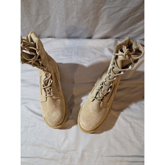 Rocky 782 Hot Weather Army Combat Boots Mens 6 W Tan Suede Military Tactical